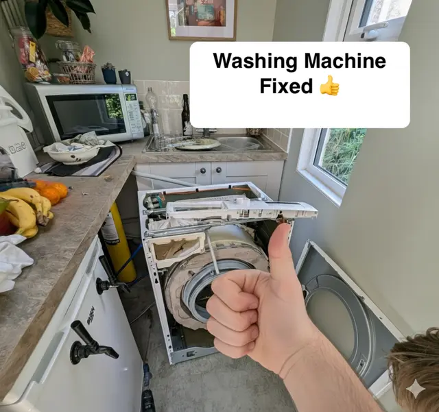 Washing machine repair — taken apart and fixed